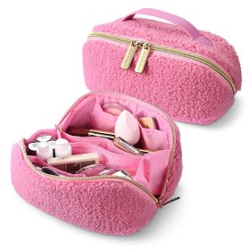 Opens Flat makeup bag