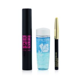 Lancome - Monsieur Big Mascara Set: 1x Mascara, 1x Bifacil, 1x Mini Le Crayon Khol - 3pcs StrawberryNet