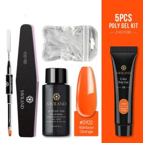 5 Piece Soft Rainbow Gel Kit (Option: ZHG1590)