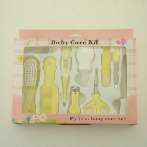 Maternal and Infant Thermometer Feeding Nasal Nasal Care 10 Piece Set Baby Manicure Clamp Nail Clipper Set