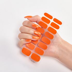 Pure Color 16 Nail Stickers (Option: CS0022-1PC)