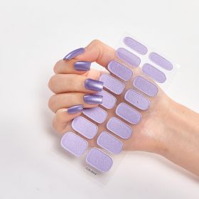 Pure Color 16 Nail Stickers (Option: CS0023-1PC)