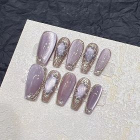 Handmade Wear Armor Fake Nail Patch (Option: Long T-XS)
