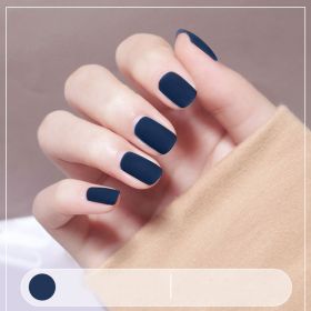 Matte matte nail polish (Color: Dark Blue)