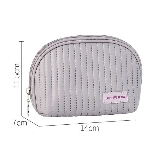 Round Cake Cosmetic Bag, Cosmetic Bag Cute Travel Organizer Pouch Set For Women PU Leather Waterproof Wash Bag, Large Capacity Advanced Feeling Round Cake Cosmetic Bag, Cosmetic Bag Cute Travel Organizer Pouch Set For Women PU Leather Waterproof Wash Bag, Large Capacity Advanced Feeling