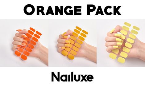 Pure Color 16 Nail Stickers (Option: Set2-1PC)