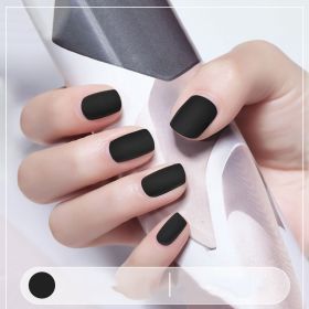 Matte matte nail polish (Color: black)