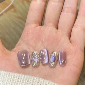 Handmade Wear Armor Fake Nail Patch (Option: Ultra Short T-L)